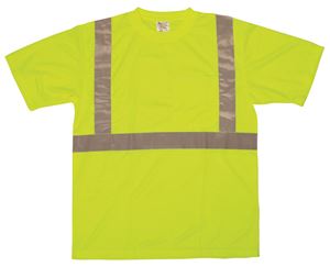 Picture of Hi-Vis 4.94oz PET Knit 2" Silver Stripe ANSI 107 Class 2 Body Guard® T-Shirt